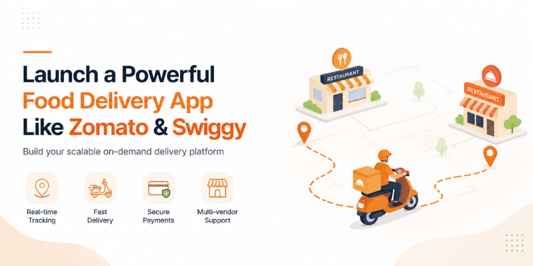 Launch a Powerful Food Delivery App Like Zomato & Swiggy