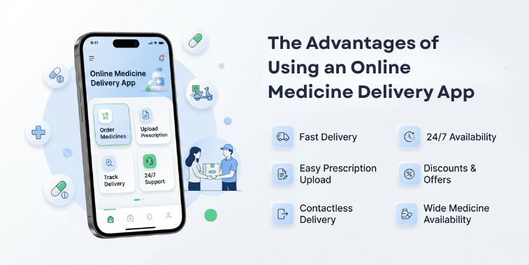 The Advantages of Using an Online Medicine Delivery App