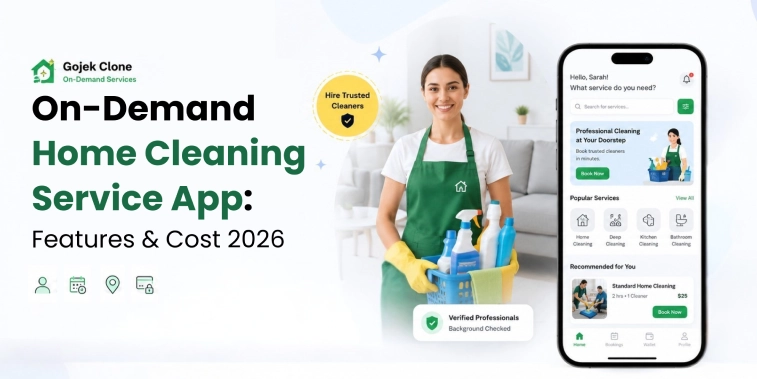 On-Demand Home Cleaning Service App