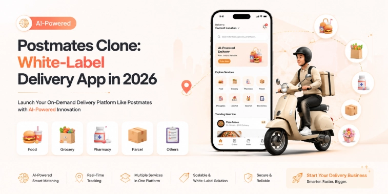 AI-Powered Postmates Clone for On-Demand Delivery Business
