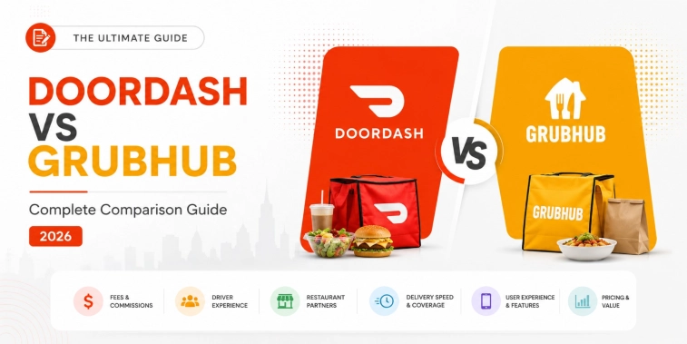 DoorDash vs Grubhub complete comparison guide 2026