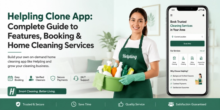 Helpling Clone App: Complete Guide to Features, Booking & Home Cleaning Services