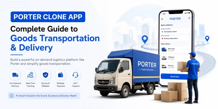 Porter Clone App for Goods Transportation and Delivery