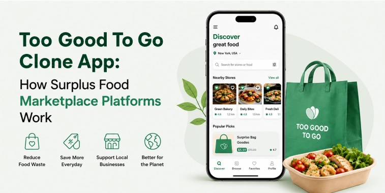 Too Good To Go Clone App Surplus Food Marketplace