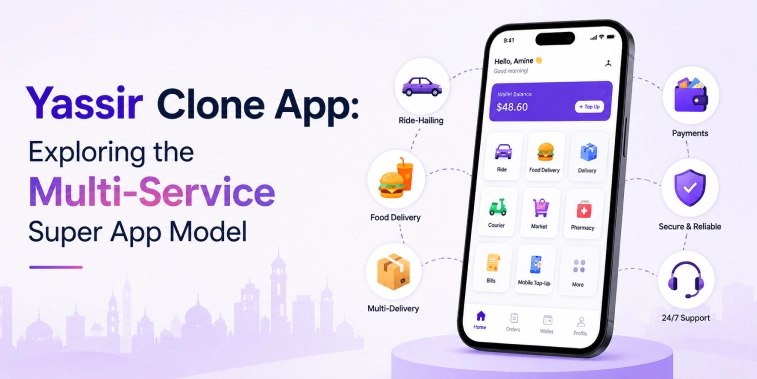 Yassir Clone App Multi-Service Super App Model