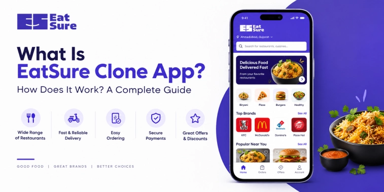 EatSure Clone App for multi-brand food delivery and online food ordering