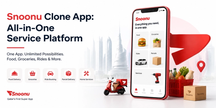 Snoonu Clone App All-in-One Service Platform