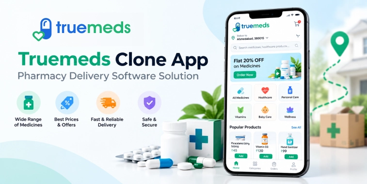 Truemeds Clone App for online pharmacy and medicine delivery services