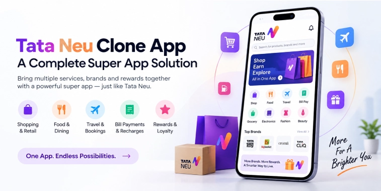 Tata Neu Clone App for building a complete multi-service super app
